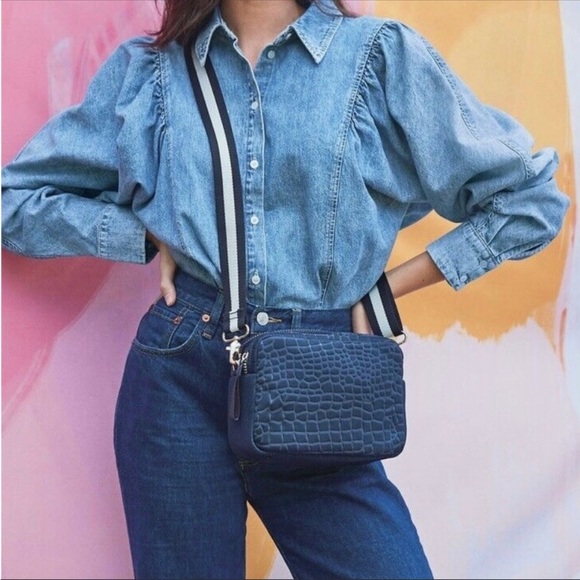 Stella & Dot Crush it Camera Bag - Dark Blue - Picture 4 of 15